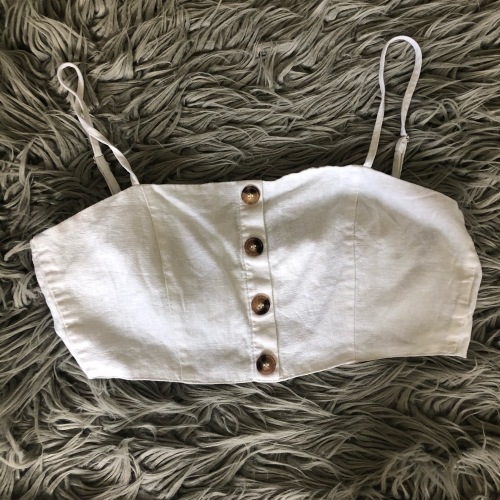 Cropped back wrap tank!